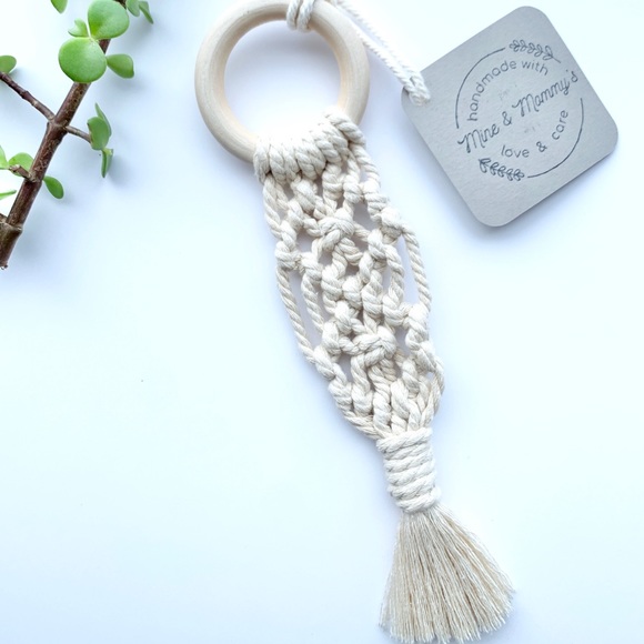Boho Baby Macrame Teether - Picture 3 of 4